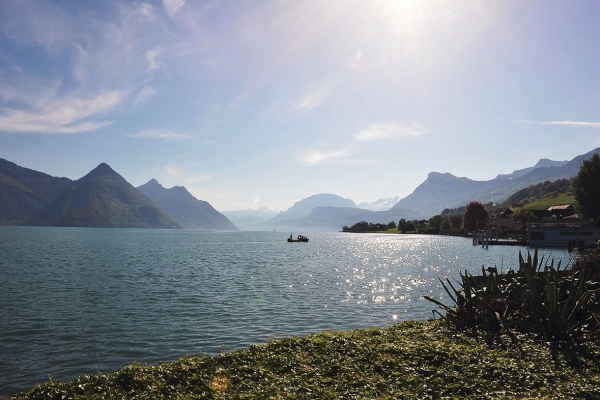 Am Seeufer von Ennetbürgen   nach Beckenried