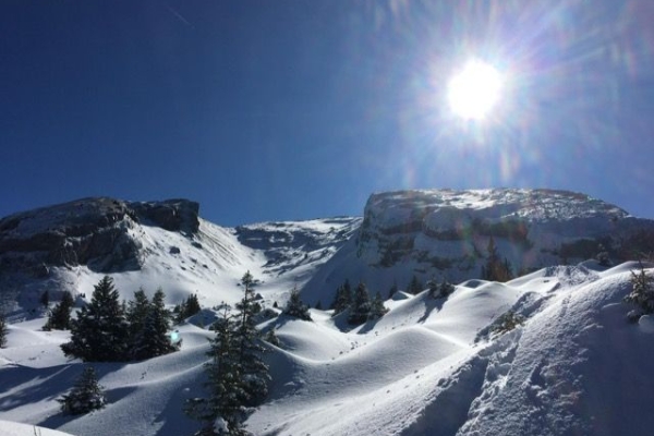 Deine Spuren im Schnee